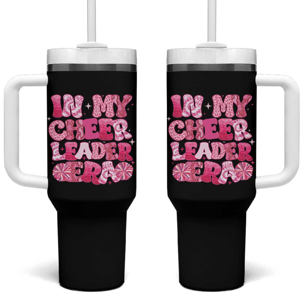 Cheerleader Tumbler With Handle In My Cheerleader Era