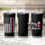Breast Cancer Awareness Tumbler Cup Christian Gift Pink Ribbon USA Flag Pray Fight Believe - Wonder Print Shop