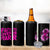 Breast Cancer Awareness 4 in 1 Can Cooler Tumbler Christian Gift Pink Ribbon USA Flag Sunflower Faith Over Fear - Wonder Print Shop