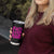 Breast Cancer Awareness Tumbler Cup Christian Gift Pink Ribbon USA Flag Sunflower Faith Over Fear - Wonder Print Shop