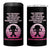 Breast Cancer Awareness 4 in 1 Can Cooler Tumbler I'm The Storm Black Women Breast Cancer Survivor Pink Ribbon - Wonder Print Shop