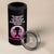 Breast Cancer Awareness 4 in 1 Can Cooler Tumbler I'm The Storm Black Women Breast Cancer Survivor Pink Ribbon - Wonder Print Shop