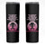 Breast Cancer Awareness Skinny Tumbler I'm The Storm Black Women Breast Cancer Survivor Pink Ribbon - Wonder Print Shop