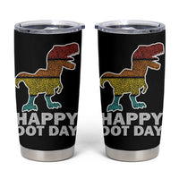 International Dot Day Dinosaur Tumbler Cup Retro Colorful Polka Dot Dino Toddler Boys Kids