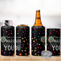 International Dot Day 4 in 1 Can Cooler Tumbler Make Your Mark Girls Boys Colorful Dandelion