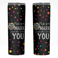 International Dot Day Skinny Tumbler Make Your Mark Girls Boys Colorful Dandelion