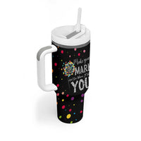 International Dot Day Tumbler With Handle Make Your Mark Girls Boys Colorful Dandelion