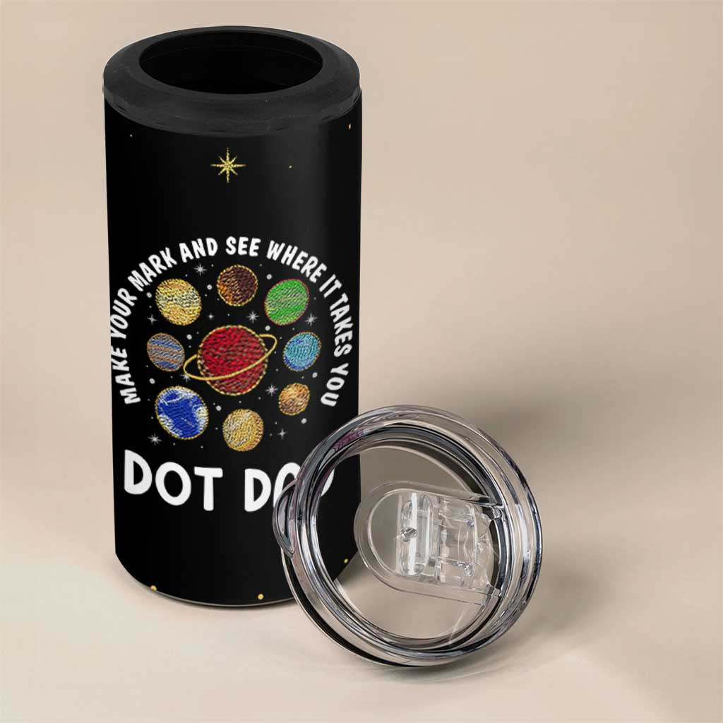 International Dot Day 4 in 1 Can Cooler Tumbler Make Your Mark And See Where It Takes You