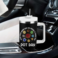 International Dot Day Tumbler With Handle Make Your Mark And See Where It Takes You
