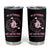 Cute Ghost Halloween Breast Cancer Awareness Tumbler Cup In October We Wear Pink - Wonder Print Shop