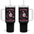 Cute Ghost Halloween Breast Cancer Awareness Tumbler With Handle In October We Wear Pink - Wonder Print Shop