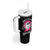 Breast Cancer Is Boo Sheet Tumbler With Handle Halloween Pink Ghost - Wonder Print Shop