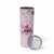 Pink Ghost Halloween Skinny Tumbler Funny Breast Cancer Ribbon - Wonder Print Shop