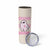 Breast Cancer Awareness Skinny Tumbler Pink Ribbon Boojee Halloween Spooky Warriror - Wonder Print Shop