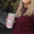 Breast Cancer Awareness Tumbler Cup Pink Ribbon Boojee Halloween Spooky Warriror - Wonder Print Shop