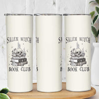Salem Book Club Skinny Tumbler Retro Witch Vibes Book Lovers