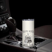 Salem Book Club Skinny Tumbler Retro Witch Vibes Book Lovers