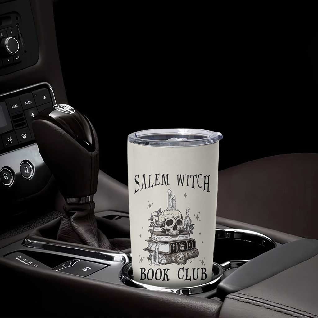Salem Book Club Tumbler Cup Retro Witch Vibes Book Lovers