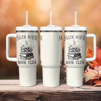 Salem Book Club Tumbler With Handle Retro Witch Vibes Book Lovers