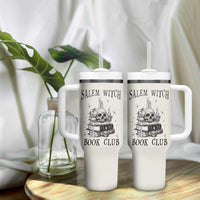 Salem Book Club Tumbler With Handle Retro Witch Vibes Book Lovers