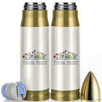 Personalized Wildflower Floral Bullet Tumbler Custom Name Birthday Gifts For Her Mothers Day