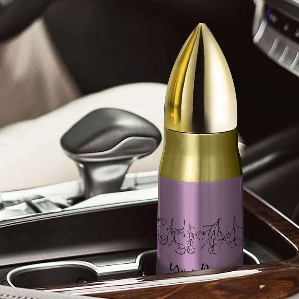 Personalized Wildflower Floral Bullet Tumbler Custom Name Gifts For Her Mothers Day Gift