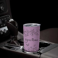 Personalized Wildflower Floral Tumbler Cup Custom Name Gifts For Her Mothers Day Gift