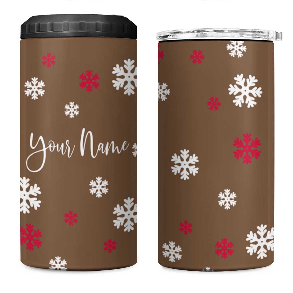 Personalized Family Christmas Gifts 4 in 1 Can Cooler Tumbler Custom Name Hot Chocolate Cup Matching Group Christmas Gift - Wonder Print Shop