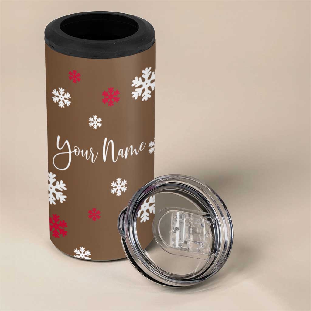 Personalized Family Christmas Gifts 4 in 1 Can Cooler Tumbler Custom Name Hot Chocolate Cup Matching Group Christmas Gift - Wonder Print Shop