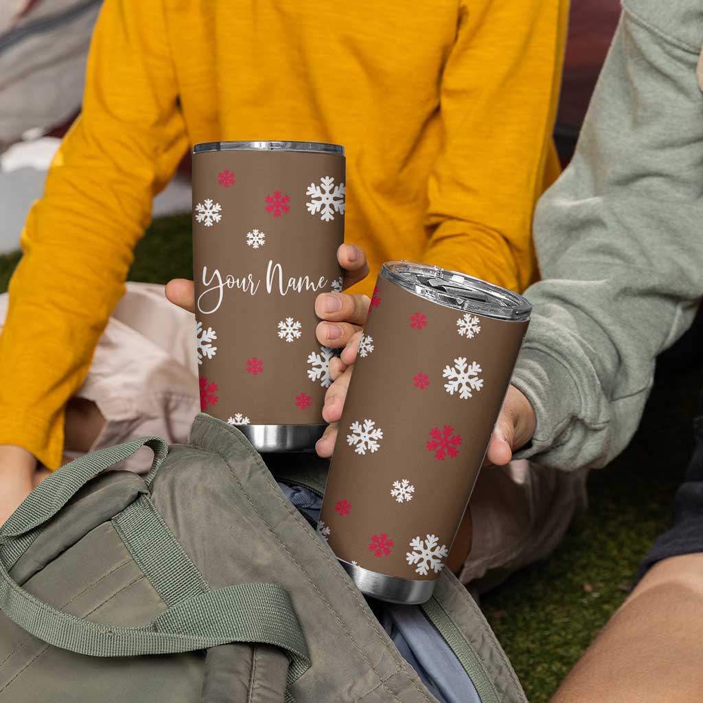 Personalized Family Christmas Gifts Tumbler Cup Custom Name Hot Chocolate Cup Matching Group Christmas Gift - Wonder Print Shop