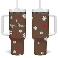 Personalized Family Christmas Gifts Tumbler With Handle Custom Name Hot Chocolate Cup Matching Group Christmas Gift - Wonder Print Shop