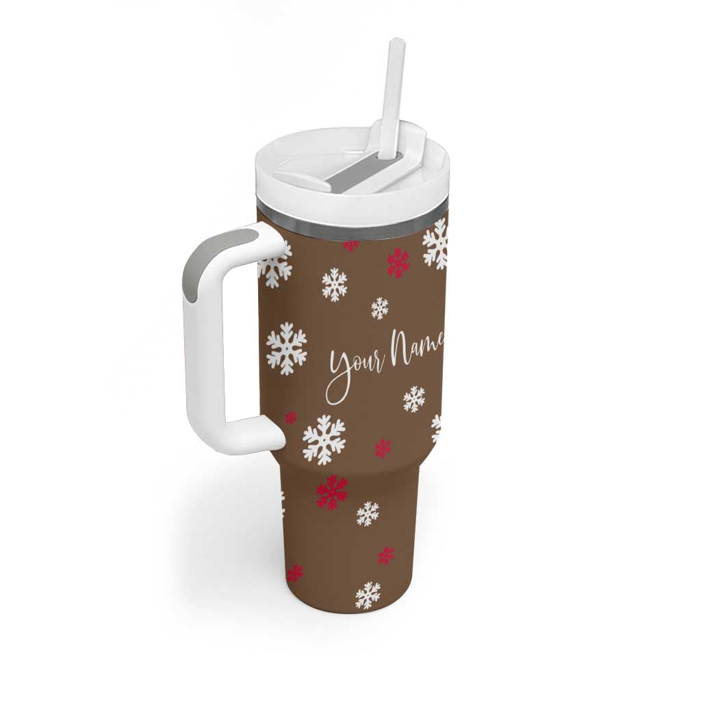 Personalized Family Christmas Gifts Tumbler With Handle Custom Name Hot Chocolate Cup Matching Group Christmas Gift - Wonder Print Shop