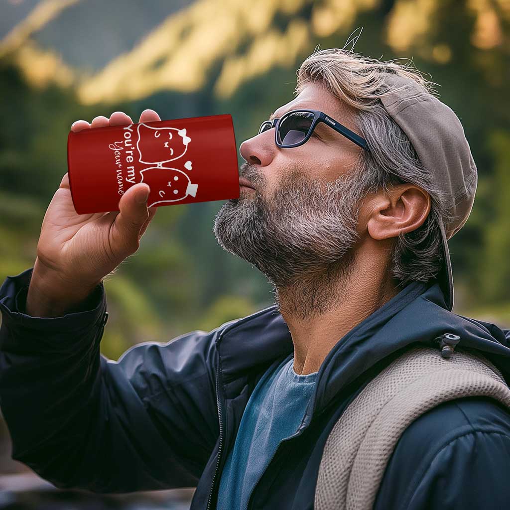 Personalized Gift For Her 4 in 1 Can Cooler Tumbler You're My Boo Halloween Christmas Valentines Birthday Gifts - Wonder Print Shop