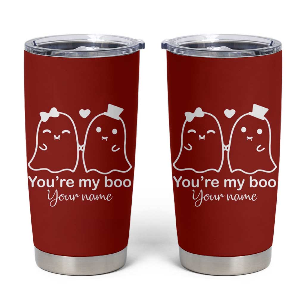 Personalized Gift For Her Tumbler Cup You're My Boo Halloween Christmas Valentines Birthday Gifts - Wonder Print Shop