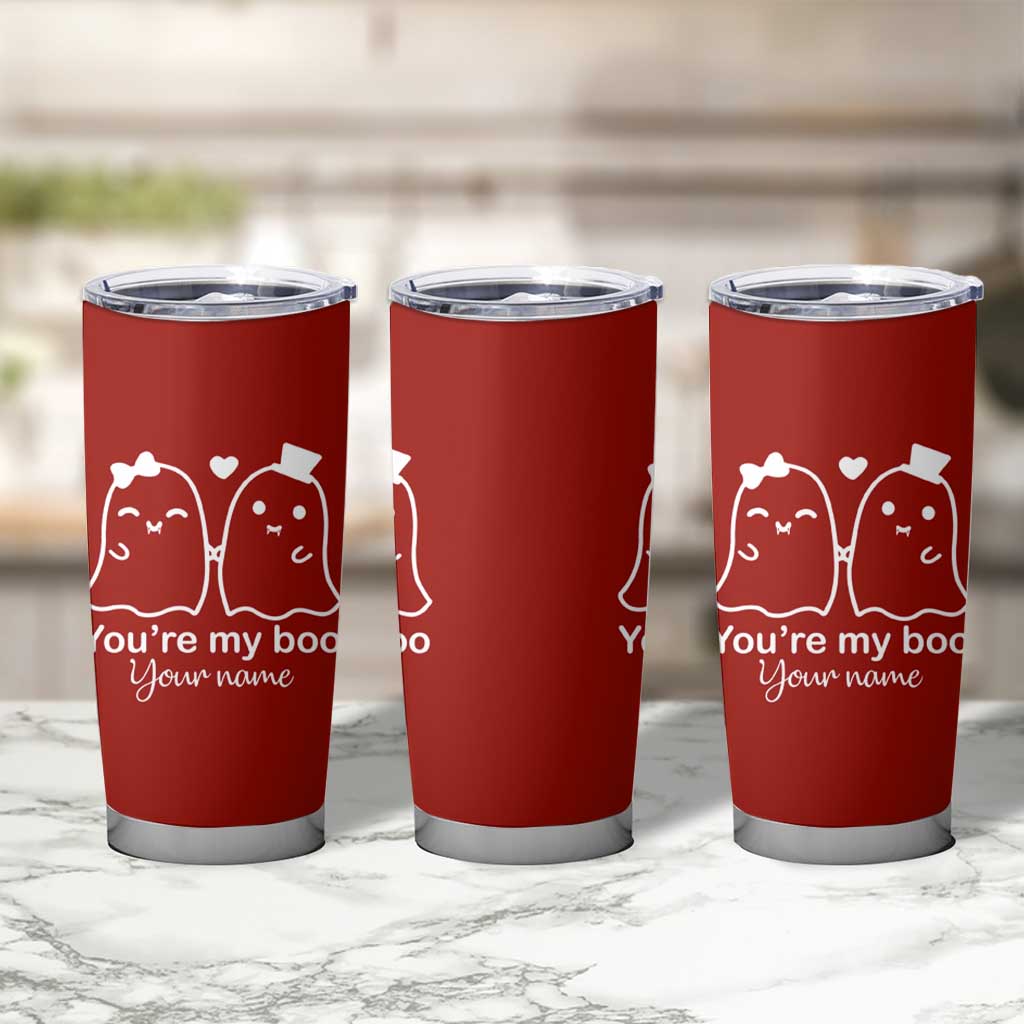 Personalized Gift For Her Tumbler Cup You're My Boo Halloween Christmas Valentines Birthday Gifts - Wonder Print Shop