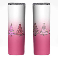 Pink Christmas Skinny Tumbler Xmas Trees Pinkmas Gift For Her - Wonder Print Shop