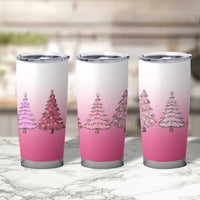 Pink Christmas Tumbler Cup Xmas Trees Pinkmas Gift For Her - Wonder Print Shop