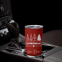 Personalized Christmas Tumbler Cup Custom Name Xmas Tree Gifts for Mom Her Coworkers - Wonder Print Shop