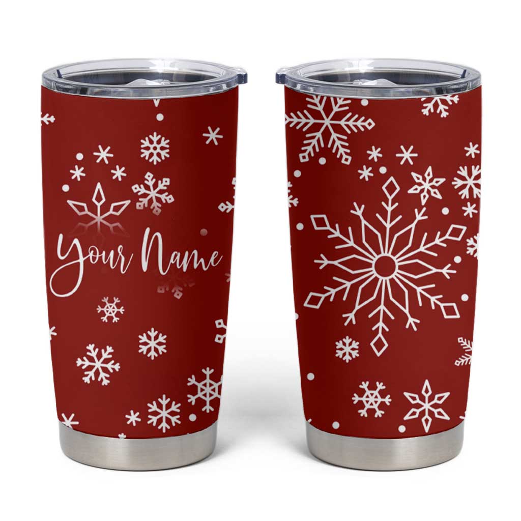 Personalized Christmas Tumbler Cup Custom Name Xmas Gifts for Mom Her Coworkers - Wonder Print Shop