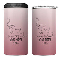 Personalized Cat Memorial 4 in 1 Can Cooler Tumbler Custom Name Cat Loss Gift - Wonder Print Shop