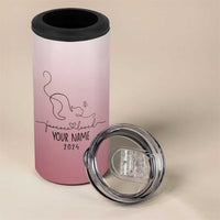 Personalized Cat Memorial 4 in 1 Can Cooler Tumbler Custom Name Cat Loss Gift - Wonder Print Shop