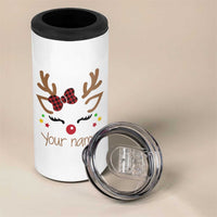 Personalized Christmas 4 in 1 Can Cooler Tumbler Custom Name Xmas Gift For Kids Girls Face Family Matching Set - Wonder Print Shop