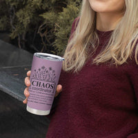 Chaos Coordinator Thank YouGift Tumbler Cup Christmas Gifts for Colleague Coworker Travel Mug Purple - Wonder Print Shop