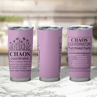 Chaos Coordinator Thank YouGift Tumbler Cup Christmas Gifts for Colleague Coworker Travel Mug Purple - Wonder Print Shop
