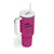 Chaos Coordinator Tumbler With Handle Christmas Gifts for Colleague Coworker Travel Mug Thank You Gift Pink - Wonder Print Shop