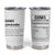 Chaos Coordinator Tumbler Cup Christmas Gifts for Colleague Coworker Travel Mug Thank You Gift White - Wonder Print Shop