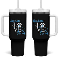 Personalized Vet Tech Tumbler With Handle Custom Name Veterinarian Gifts