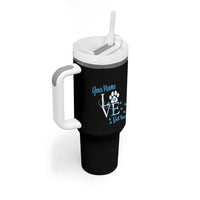 Personalized Vet Tech Tumbler With Handle Custom Name Veterinarian Gifts