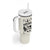 Witch Halloween Iced Coffee Tumbler With Handle Funny Witches Be Crazy Black Cat Witchy Vibes Witchcraft - Wonder Print Shop