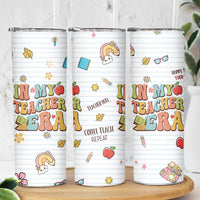 Teachers Skinny Tumbler In My Teacher Era Preschool Kindergarten Teaching Life - Wonder Print Shop